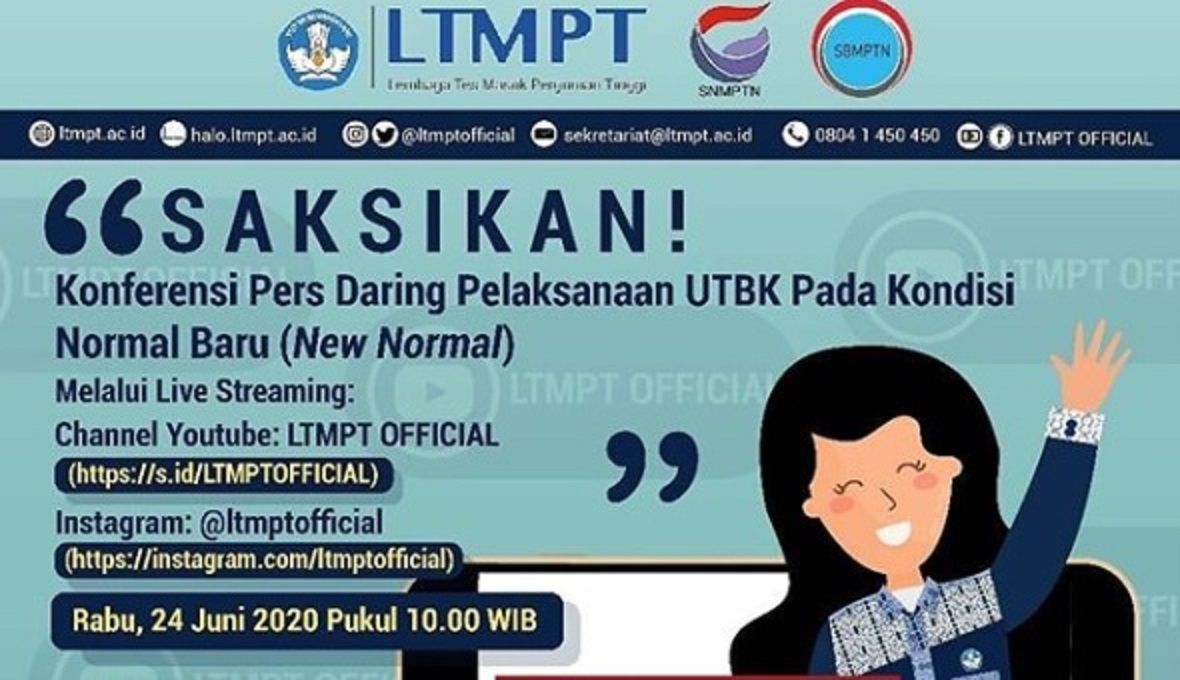 Link Live Streaming Konferensi Pers Ltmpt Pelaksanaan Utbk Jurnal Garut