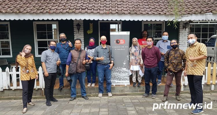 Acara Media Gathering BPJS Kesehatan Jawa Barat di Pawon Pitoe, Jl. Bungur, Kota Bandung, Selasa (30/6/2020).**