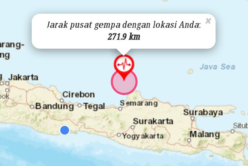 Gempa Pangandaran, 17 Wilayah Turut Rasakan Guncangan 