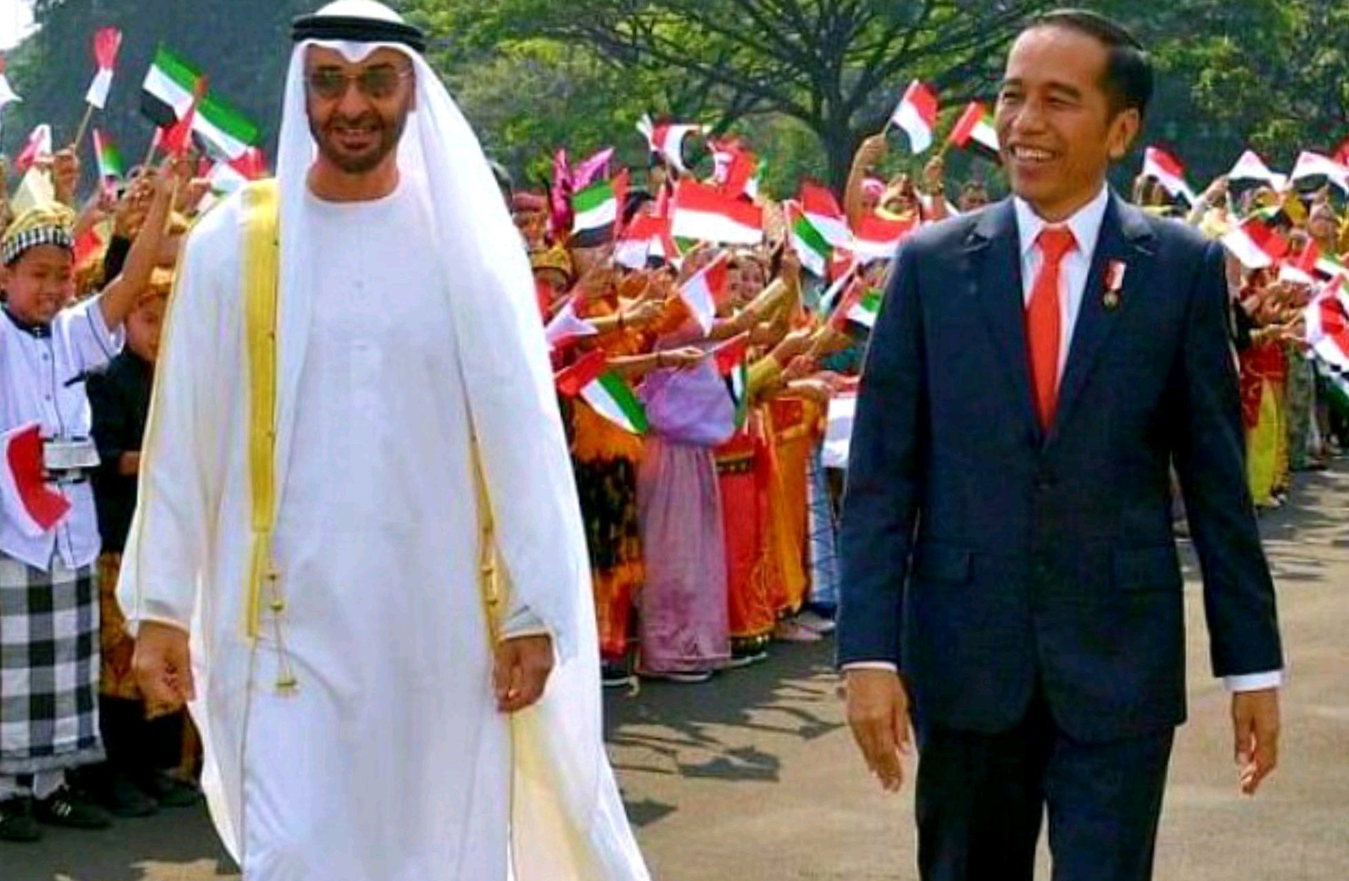 Presiden Jokowi dan Pangeran Abu Dhabi / Dok. Istana