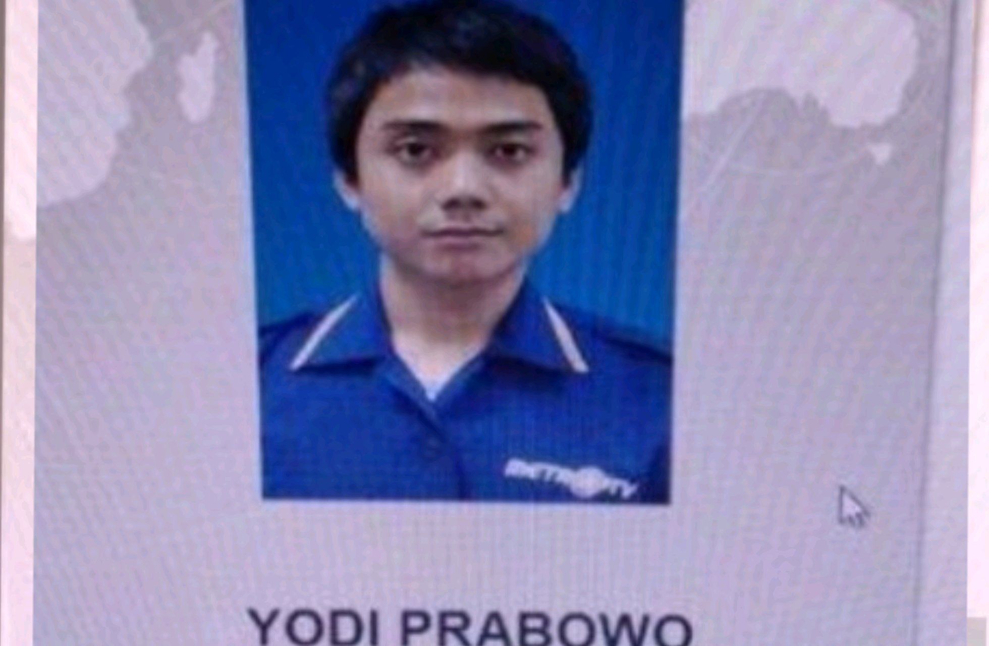 Editor Metro TV Yodi Prabowo. (Antara)