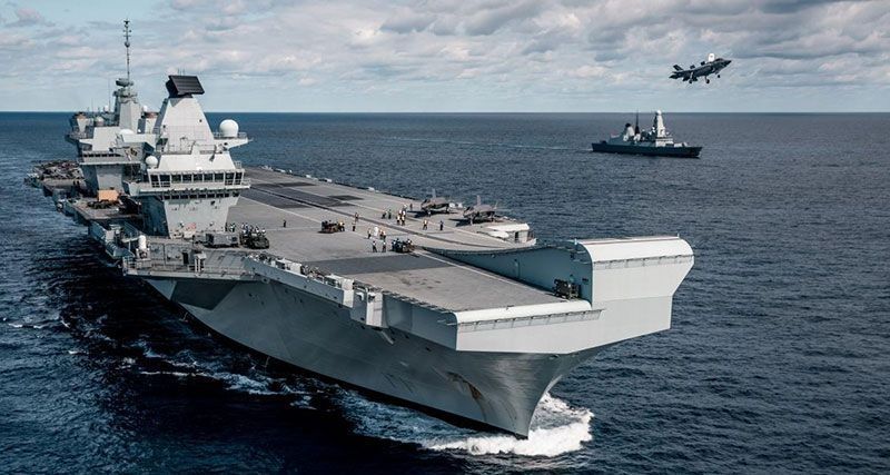 Inggris Kirim Kapal Induk, Bergabung Amerika Serikat di Laut China Selatan  untuk Imbangi Tiongkok - Portal Jember