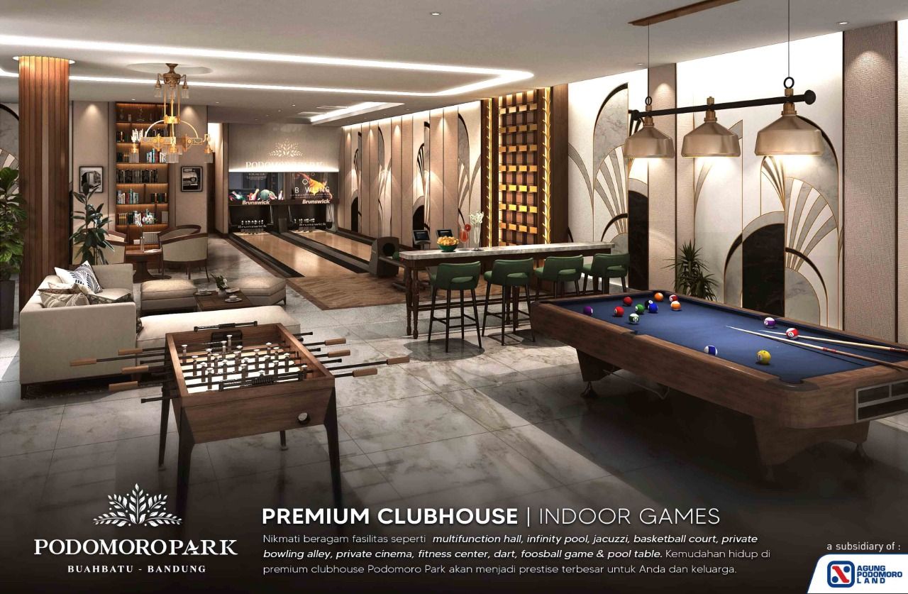 Clubhouse premium yang akan memanjakan Anda dengan fasilitasnya yang mewah.*