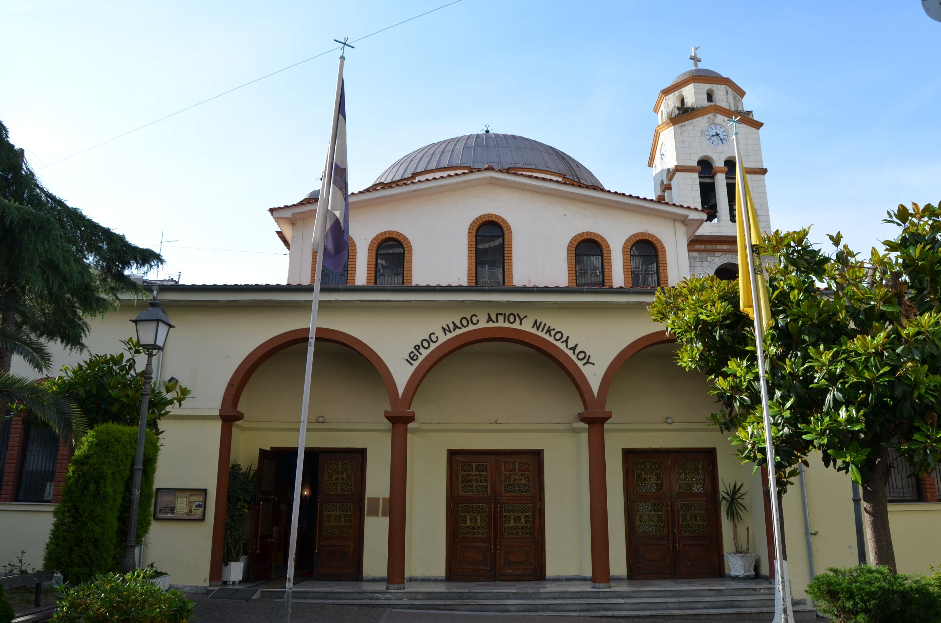 Masjid Ibrahim Pasha, yang diubah menjadi gereja, terlihat di Kota Rhodes, Yunani, 16 Juli 2020. (Foto AA)