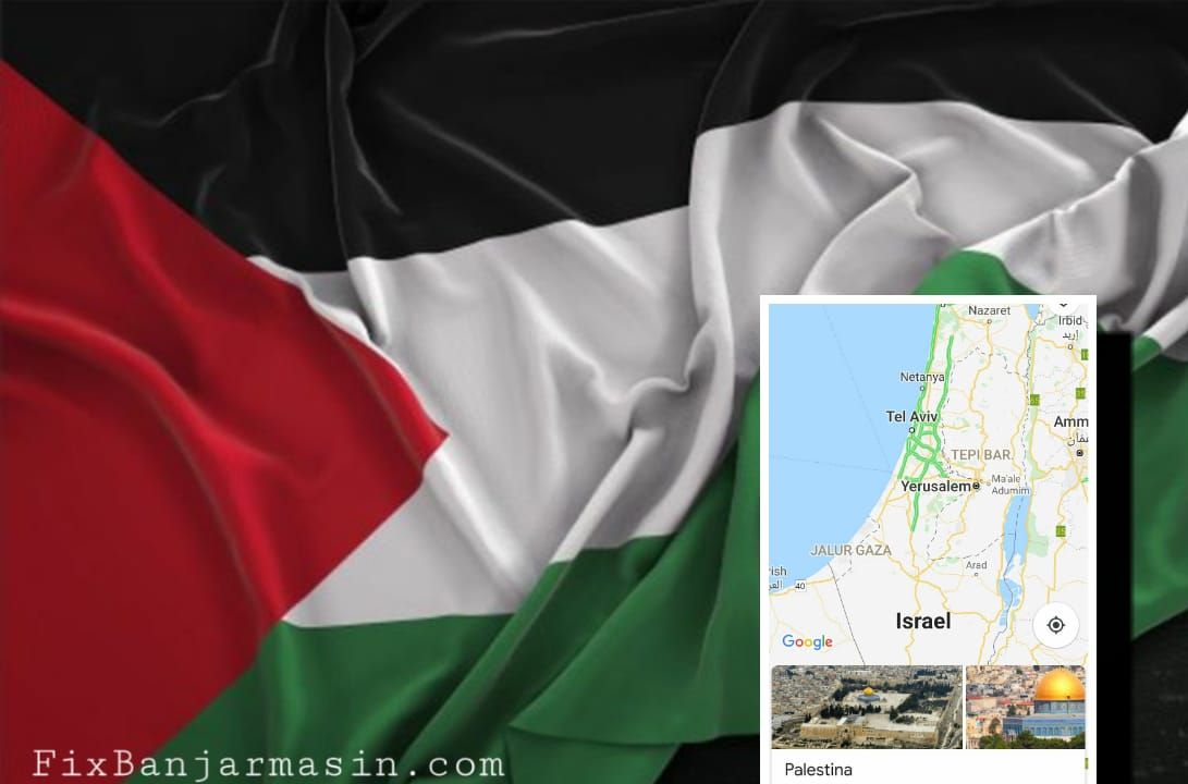 Negara palestin peta Viral Peta