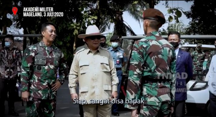 Enzo Zenz Allie, Taruna Akmil Magelang Angkatan 2019.*/Youtube/TNI AD