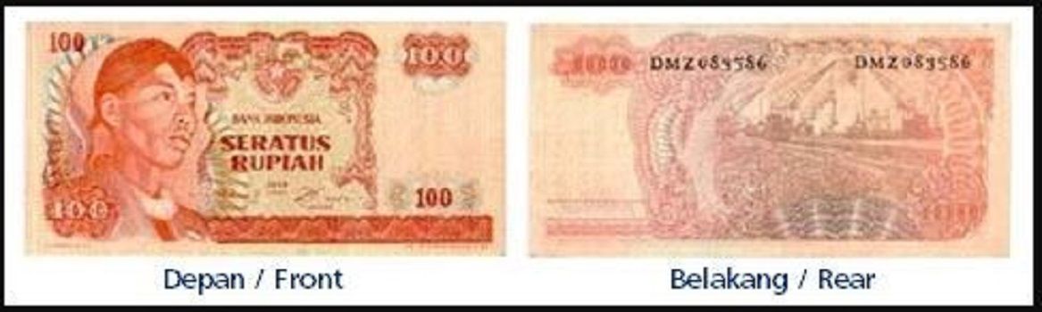 Uang Pecahan Rp 100/TE 1968 - Sudirman