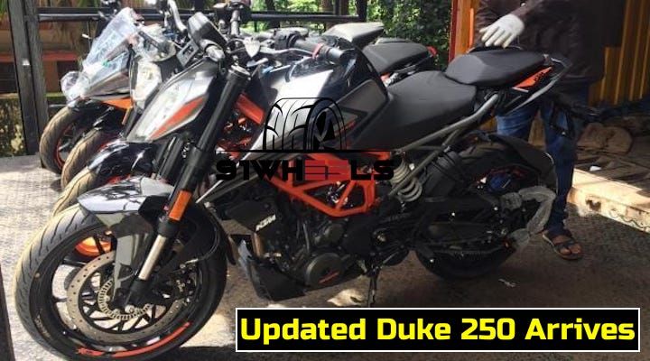 Tampilan motor KTM Duke 250 yang menggunakan batok lampu KTM Duke 390