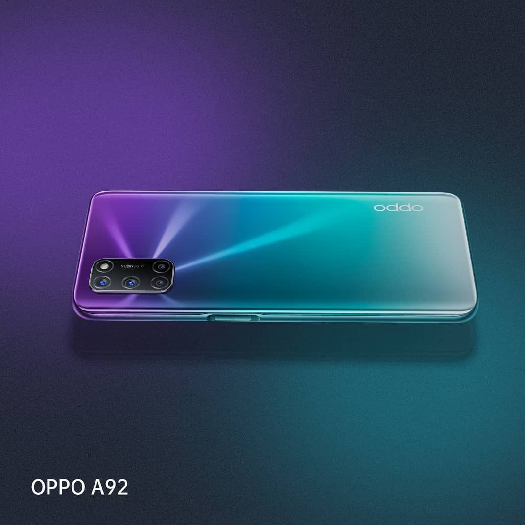 Smartphone OPPO A92.*/Instagram/OPPO Indonesia