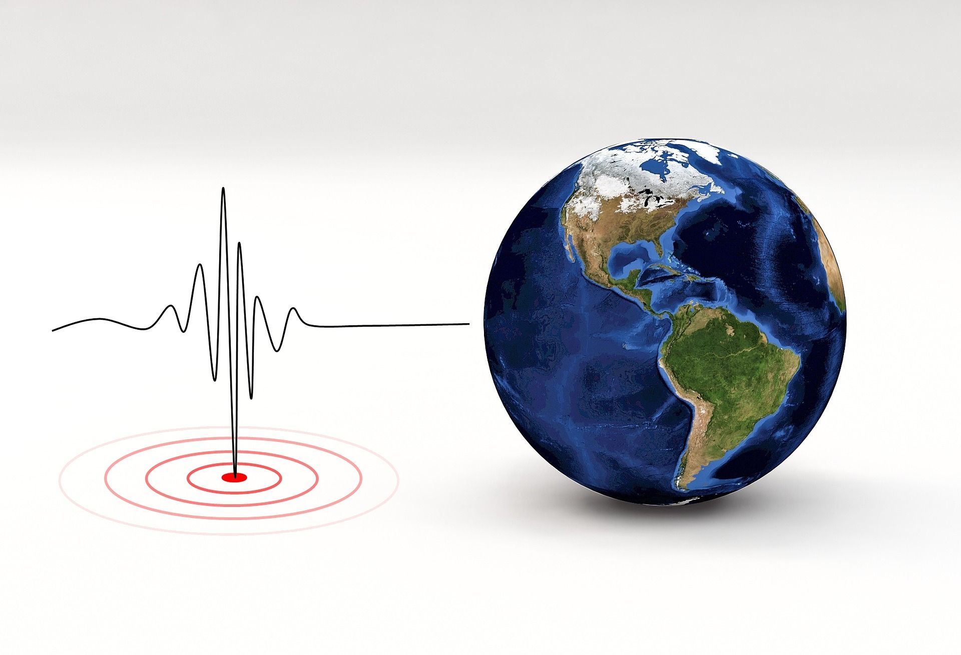 Ilustrasi Gempa bumi.