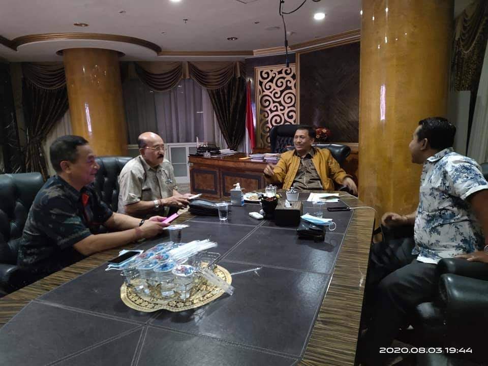 Gede Dana dan Wayan Artha Dipa bertemu Sekjen DPP Hanura, Gede Pasek Suardika di Jakarta, Senin 3 Agustus 2020