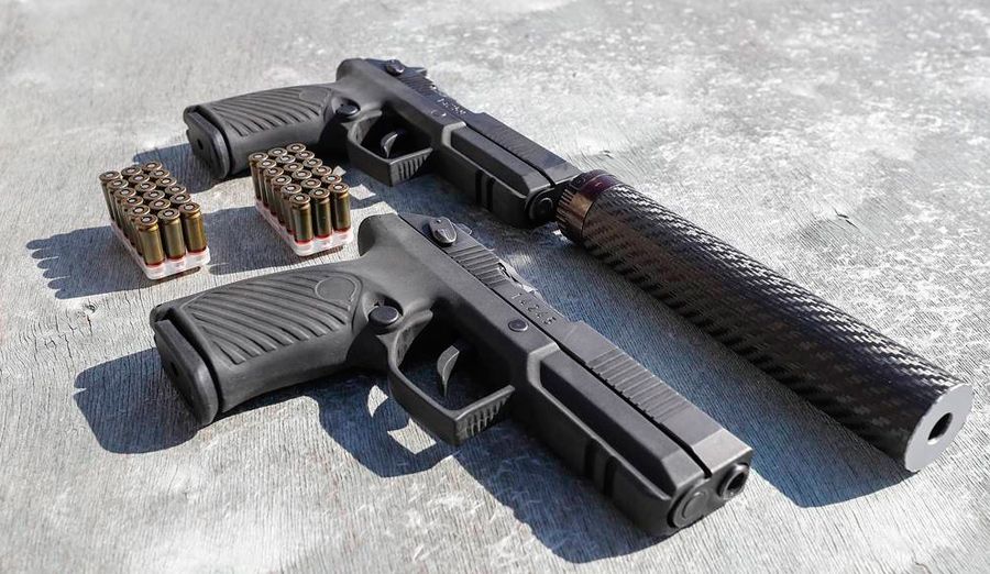Pistol produksi Rusia, Udav, (Foto: TASS)