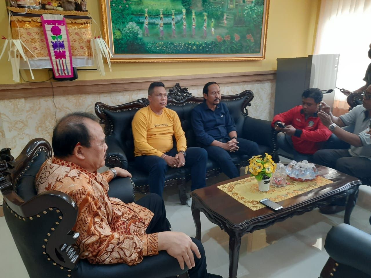 Golkar Bali Menggelar Jumpa Pers di Kantor DPD I Partai Golkar Bali Terkait Pilkada Badung, 5 Agustus 2020