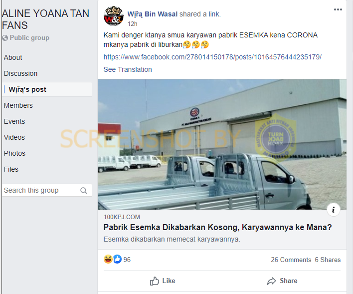 HOAKS Pabrik ESEMKA.*