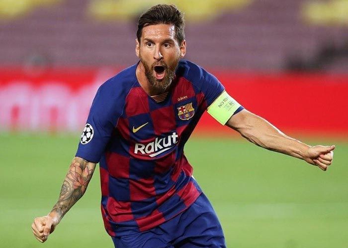Lionel Messi berhasil membawa timnya lolos ke perempat final Liga Champions.