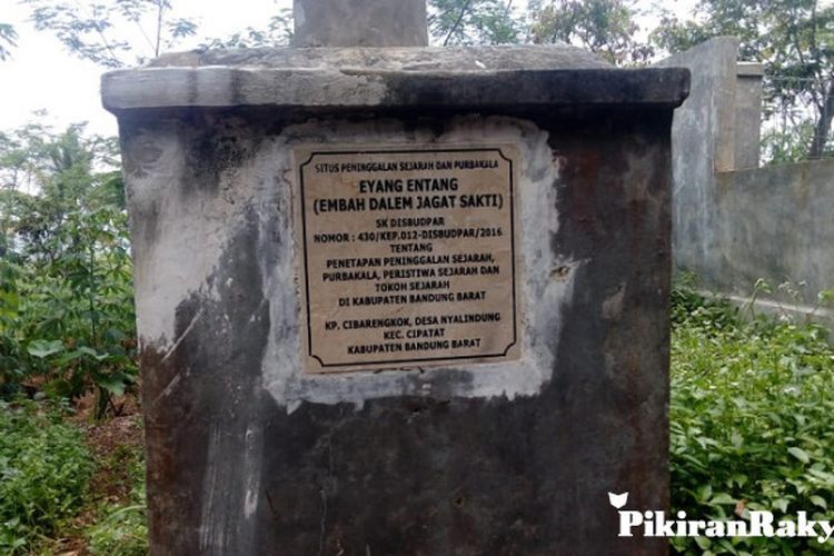 SITUS bersejarah Embah Dalem Jaga Sakti di Desa Nyalindung, Kecamatan Cipatat, Kabupaten Bandung Barat.*/