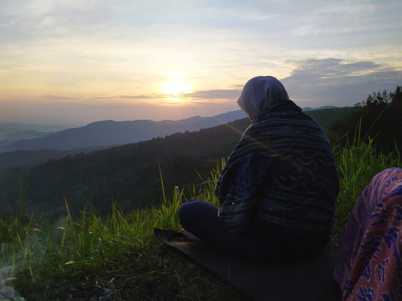 Pemandangan di waktu pagi hari - Nangorak Camp/