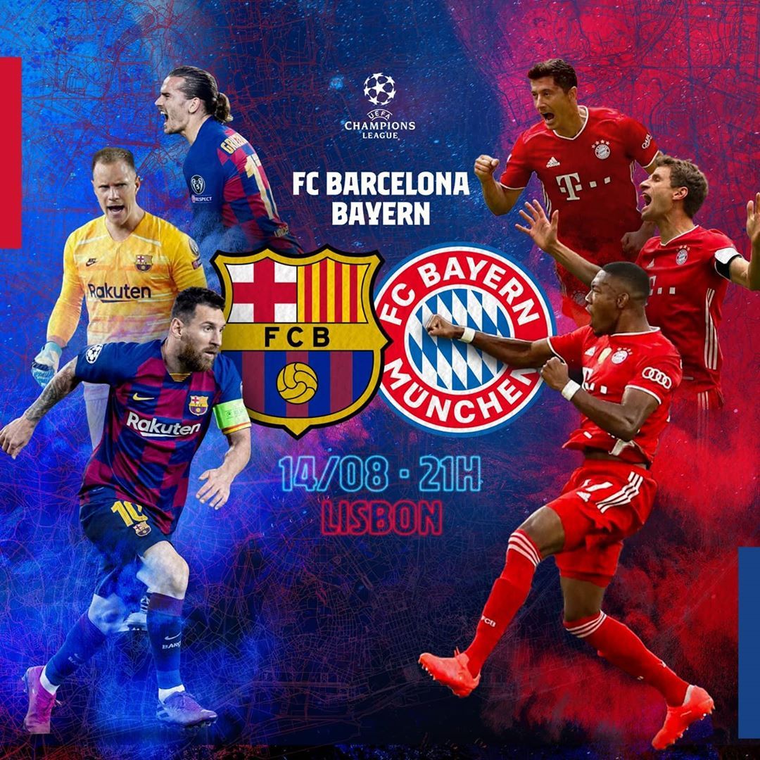 Link Live Streaming Liga Champions Barcelona Vs Bayern Munich Prfm News