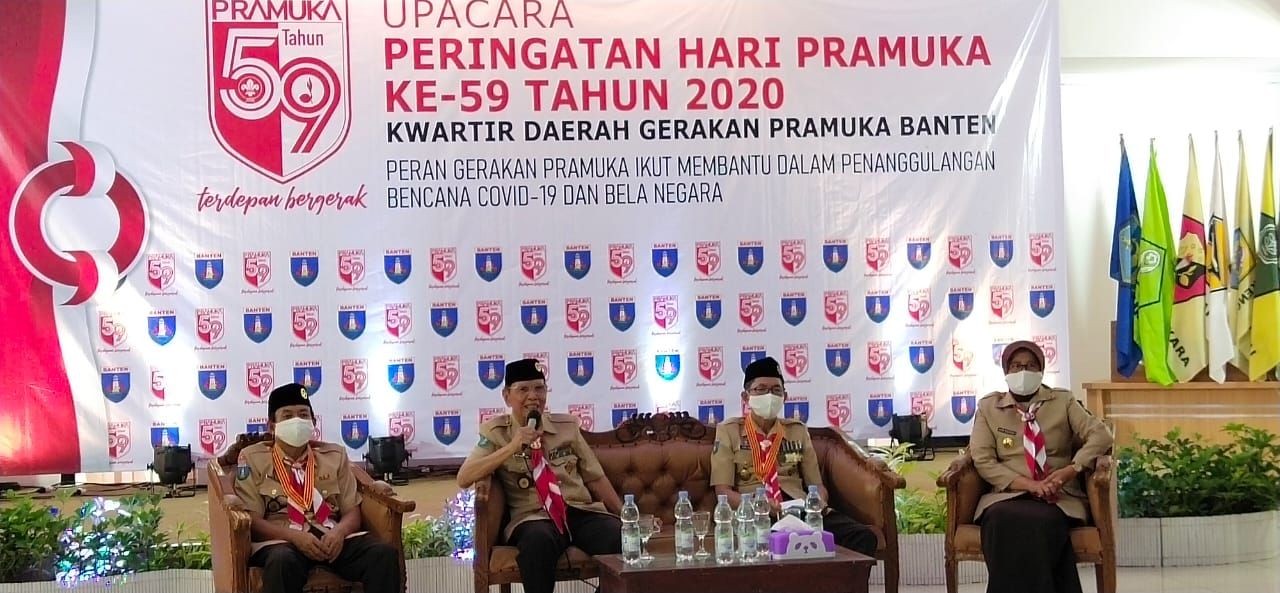 Dialog Virtual Kwarda, Kwarcab dan Kwarran se-Banten, Rabu 19 Agutus 2020.*