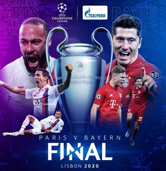 Final Liga Champions 2020 PSG Vs Bayern Munchen di Stadion Estadio Da Luz Lisbon/Sumber: Instagram @championsleague