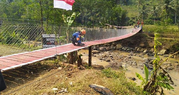 Pembangunan Jembatan Cimeta di Cipatat Sudah 95 Persen dan Siap Diresmikan Pekan Ini.
