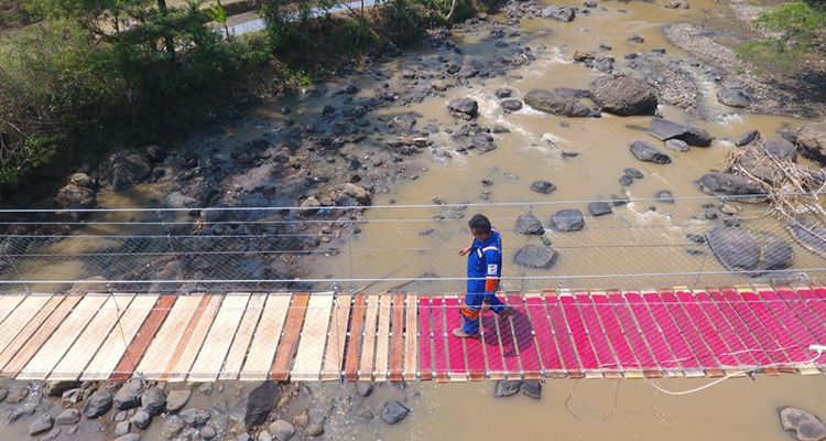 Pembangunan Jembatan Cimeta di Cipatat Sudah 95 Persen dan Siap Diresmikan Pekan Ini.
