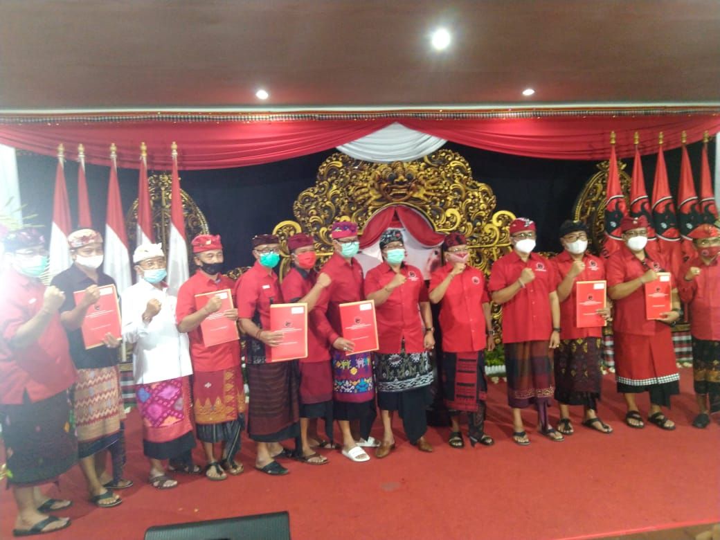 Para calon kepala daerah yang diusung oleh PDIP di Pilkada Serentak 2020