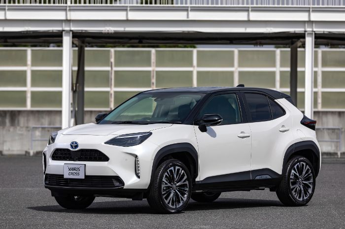 Tampilan Toyota Yaris Cross yang baru saja diluncurkan di Jepang