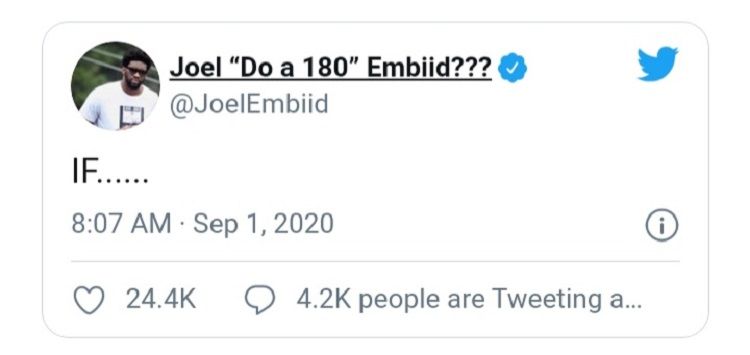 Cuitan Joel Embiid yang memberikan pujian kepada Jimmy Butler karena telah menampilkan performa yang gemilang saat melawan Milwaukee Bucks.