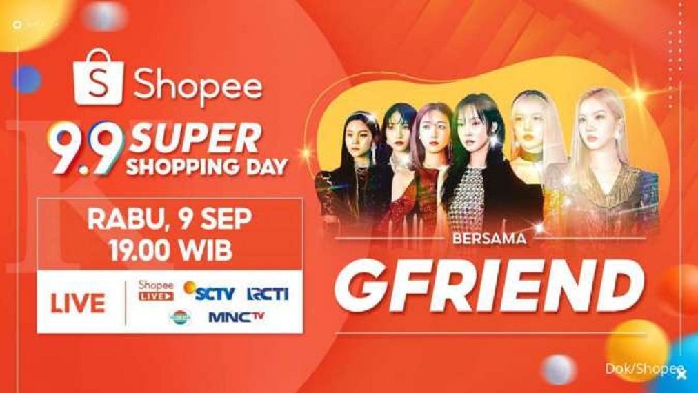 Saksikan Spesial Shopee 9 9 Super Shopping Day Live Bersama G Friend Cek Jadwalnya Disini Ringtimes Bali
