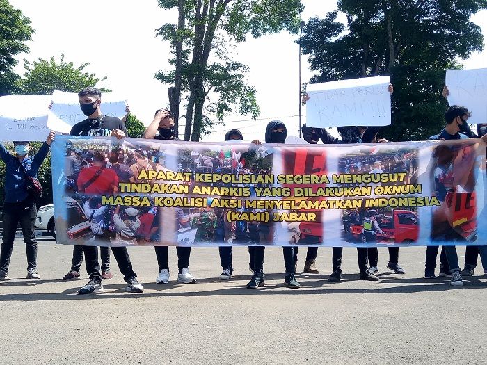 Oknum Massa Kami Diduga Lakukan Intimidasi Mahasiswa Bandung Desak Polisi Mengusut Tuntas Galamedia News