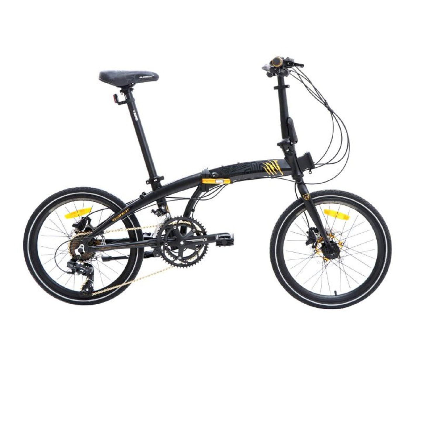 Sepeda lipat Element Bike Ecosmo Z8 Black Panther Edition./ Element Bike