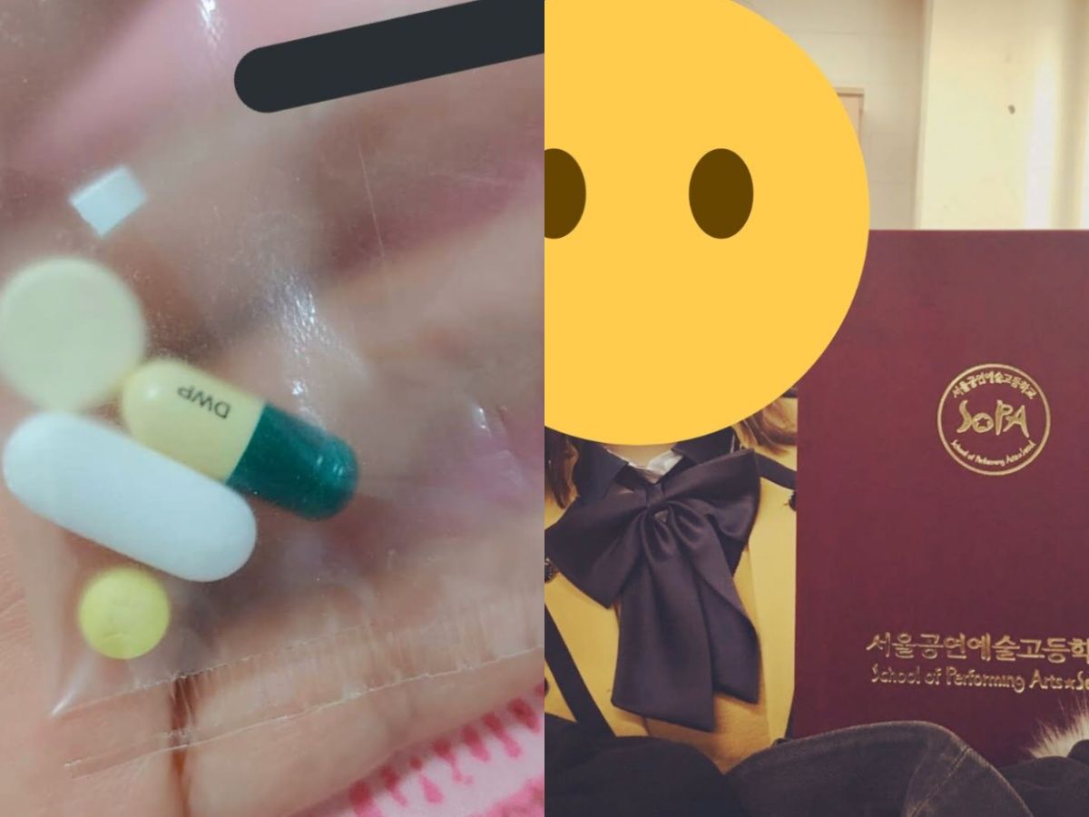 Klaim obat dan foto saat wisuda netizen anonim Twitter penyebar rumor Seulgi. 