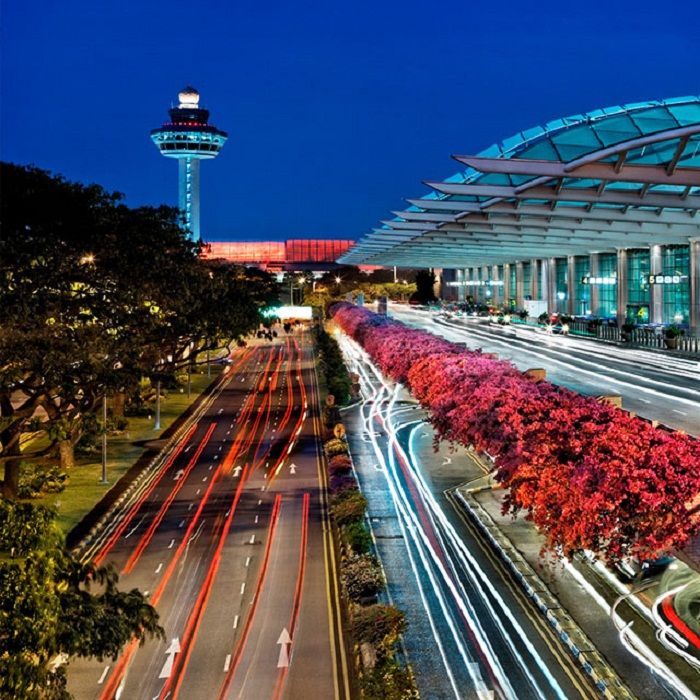 Changi Airport, Singapura.