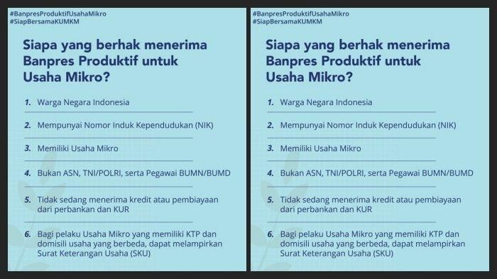 Syarat Dan Cara Umkm Dapat Bantuan Rp 2 4 Juta