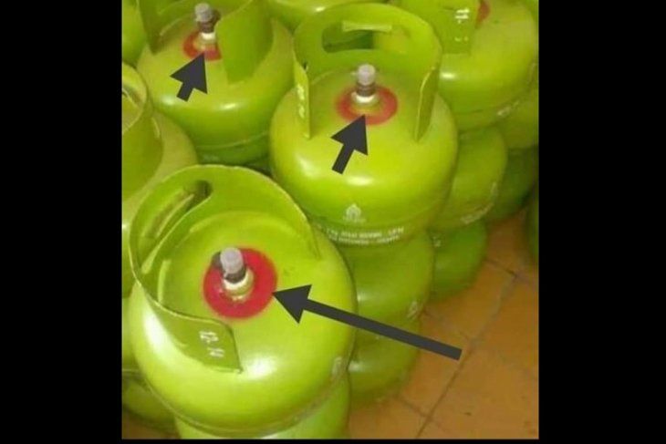 Foto gas LPG yang beredar di sosial media