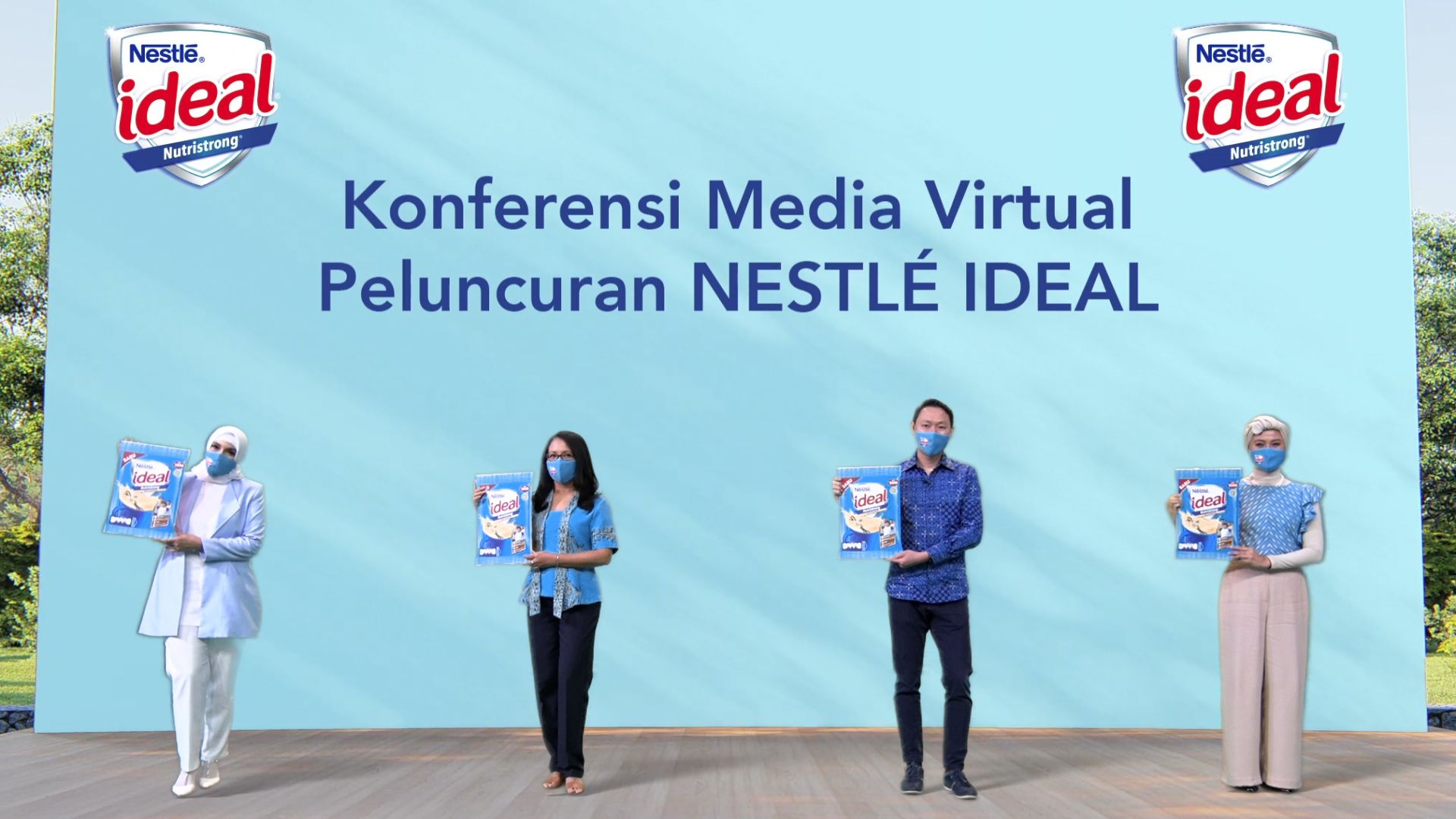 Konferensi media virtual peluncuran Nestle Ideal, Rabu 16 September 2020.