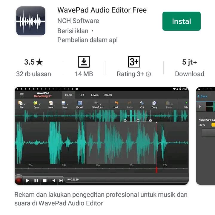 WavePad Music dan Audio Editor