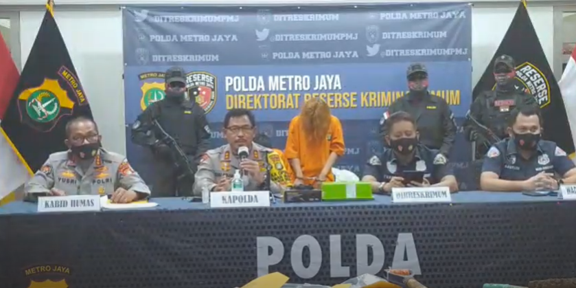  Kapolda Metro Jaya, Irjen Nana Sudjana saat Konferensi pers kasus pembunuhan dan mutilasi yang jasadnya ditemukan di Kalibata City, pada Kamis 17 September 2020.