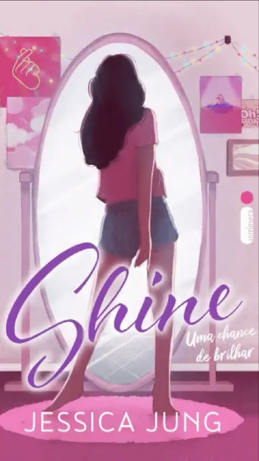 Sampul buku Shine versi Brasil yang ditulis Jessica Jung.
