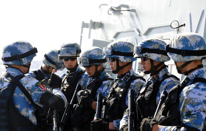 Pasukan marinir China. (Chinanews)