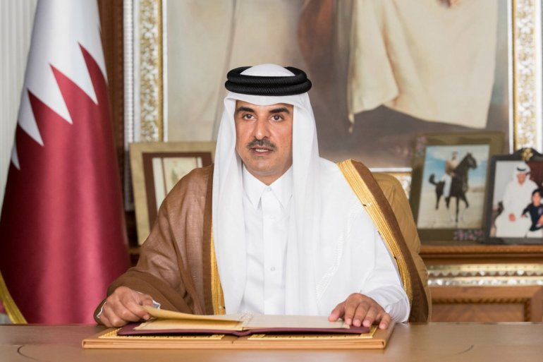  Emir Qatar, Sheikh Tamim bin Hamad Al Thani.