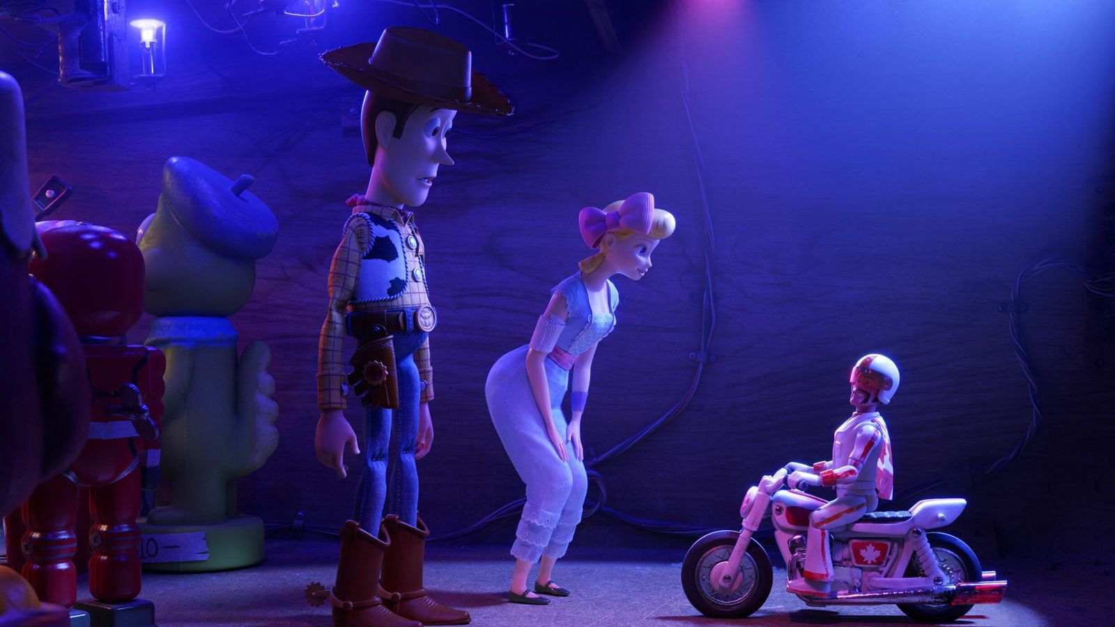 Karakter Duke Caboom dalam film Toy Story 4 diisi suara Keanu Reeves./Disney