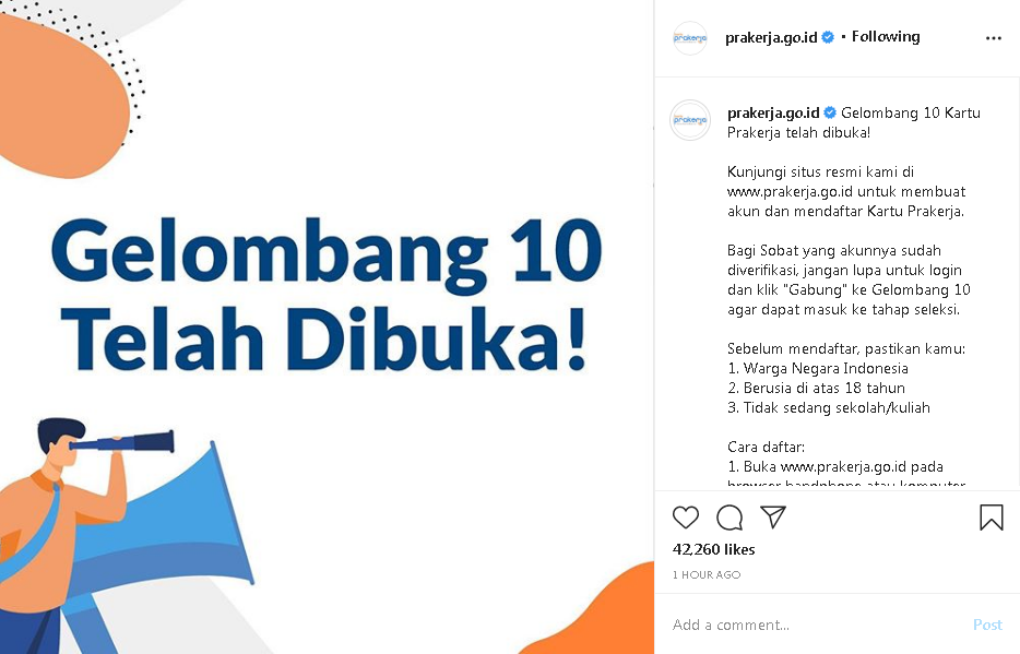 Gagal Daftar 3 Kali Kartu Prakerja Di Gelombang 10 Download Surat Pernyataan Ini Ringtimes Bali