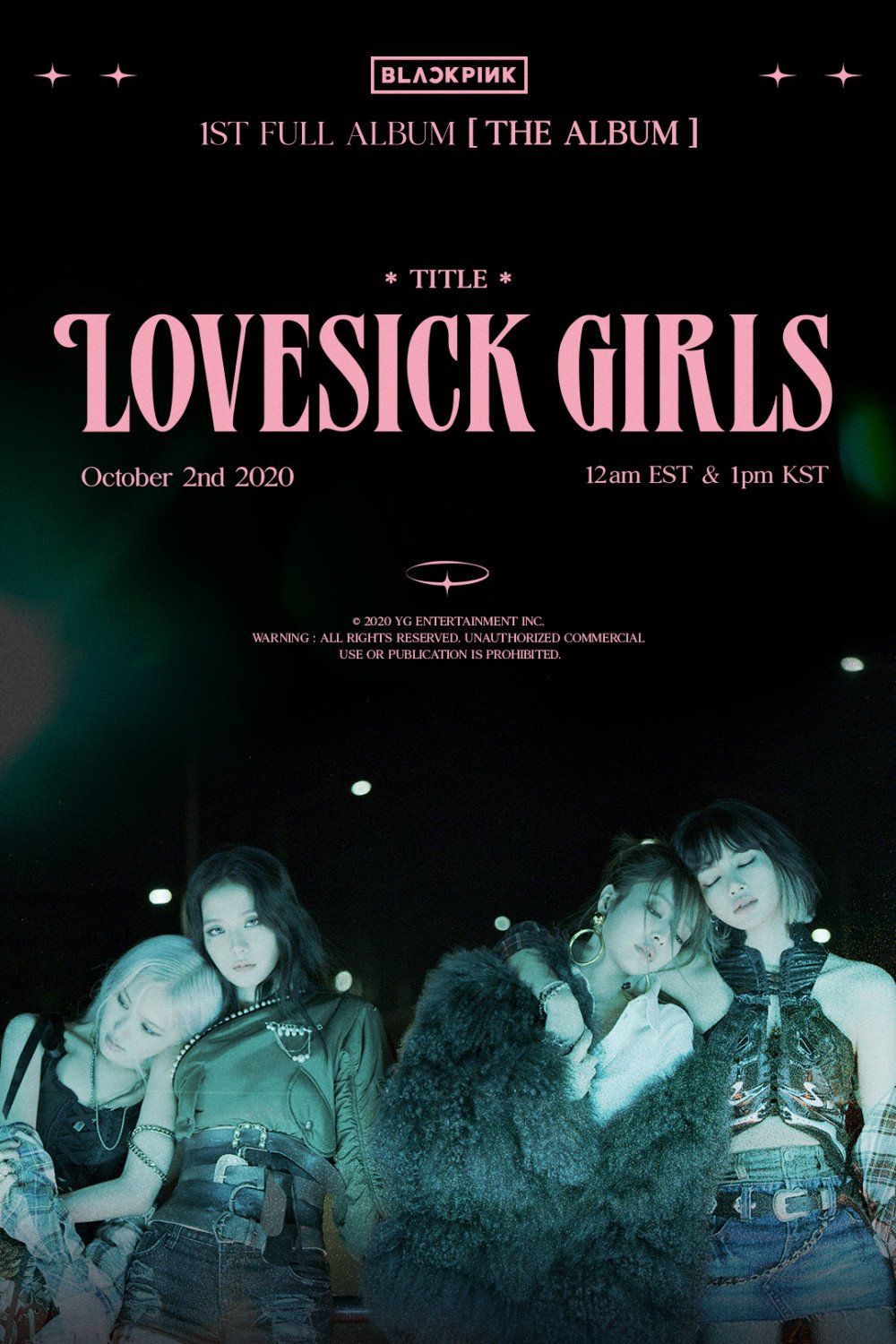 Poster Lovesick Girls BLACKPINK.*