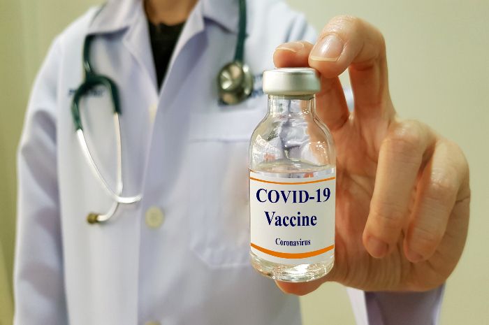 Ilustrasi vaksin covid-19.