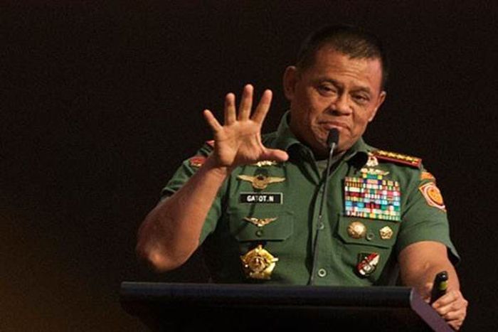 Gatot Nurmantyo saat masih menjabat sebagai Panglima TNI.*
