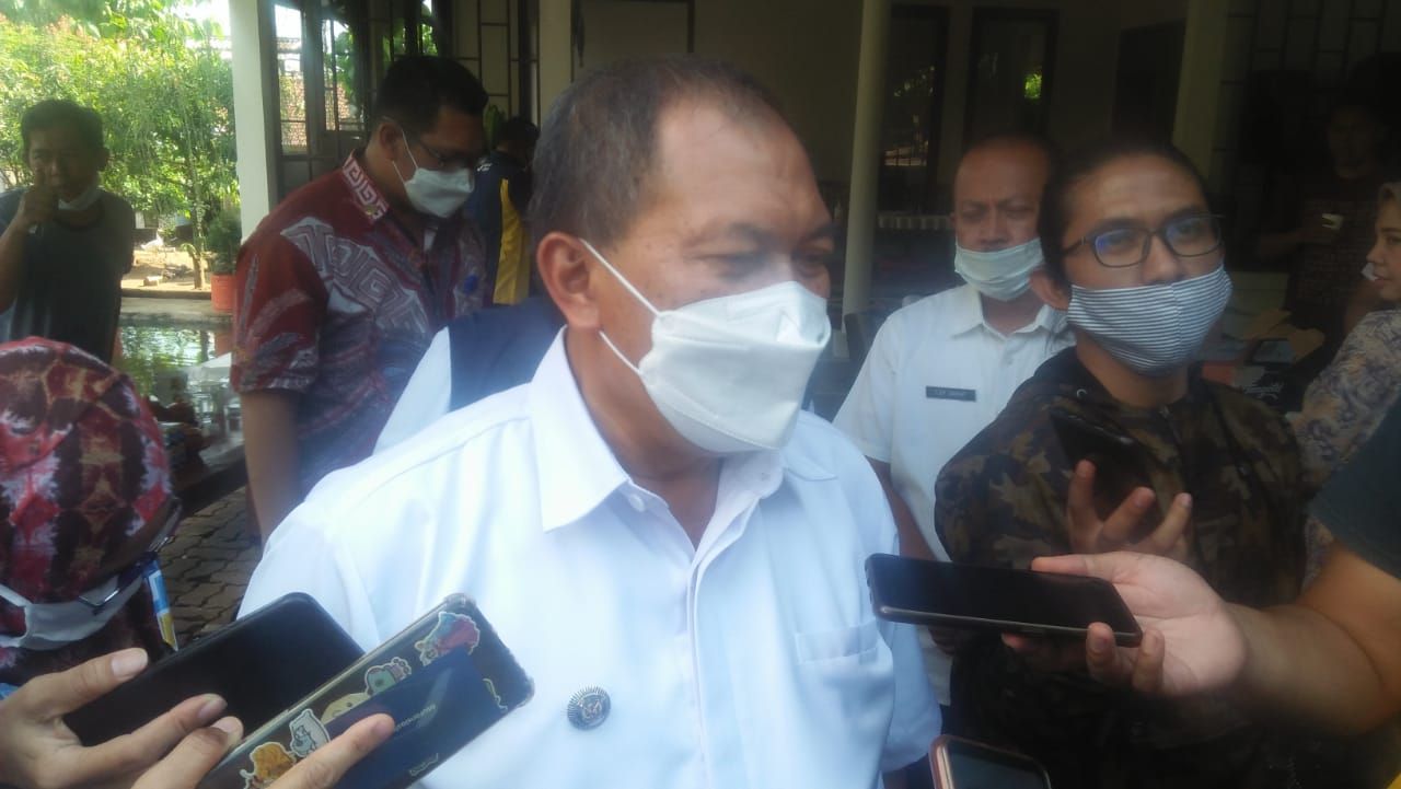 Wali Kota Bandung Oded M. Danial saat ditemui wartawan di Bandung, Rabu 30 September 2020.