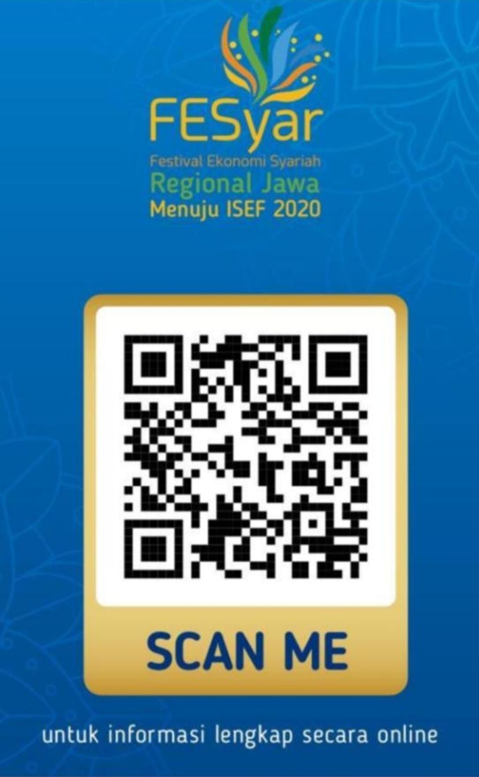Untuk berpartisipasi dalam FESyar 2020 dan mengikuti talkshow, masyarakat dapat men-scan barcode yang telah tersedia di berbagai platform media sosial BI Banten.