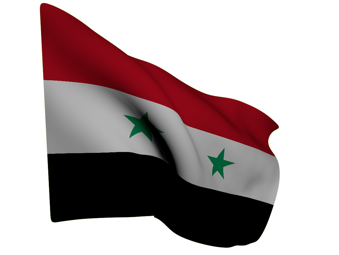 Bendera Suriah. Ilustrasi ISIS Kembali Serang Loyalis Rezim di Suriah, Pengawas Perang: 5 Tentara dan 3 Pejuang Tewas